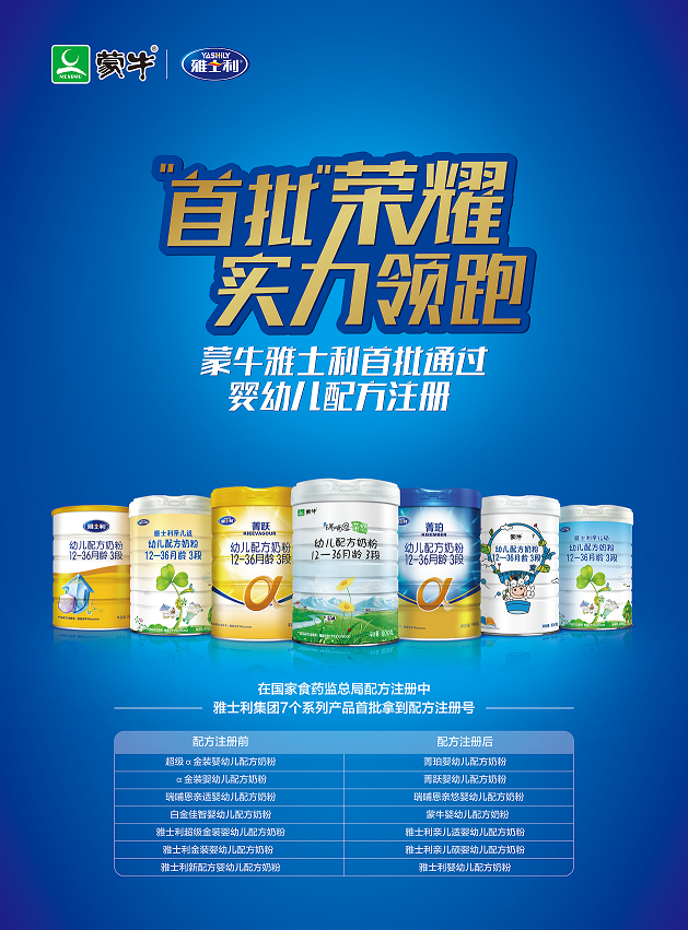 首批清单出炉!蒙牛雅士利集团实力领跑占据榜单约1/4