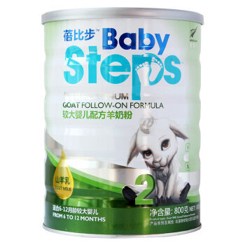蓓比步(Babysteps)新西兰原装进口婴幼儿配方羊奶粉 2段800克*4罐【图片 价格 品牌 报价】-京东